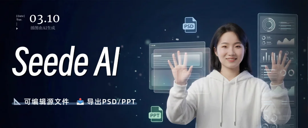 图文救星Seede AI，不写提示词、生成高清图还带源文件！