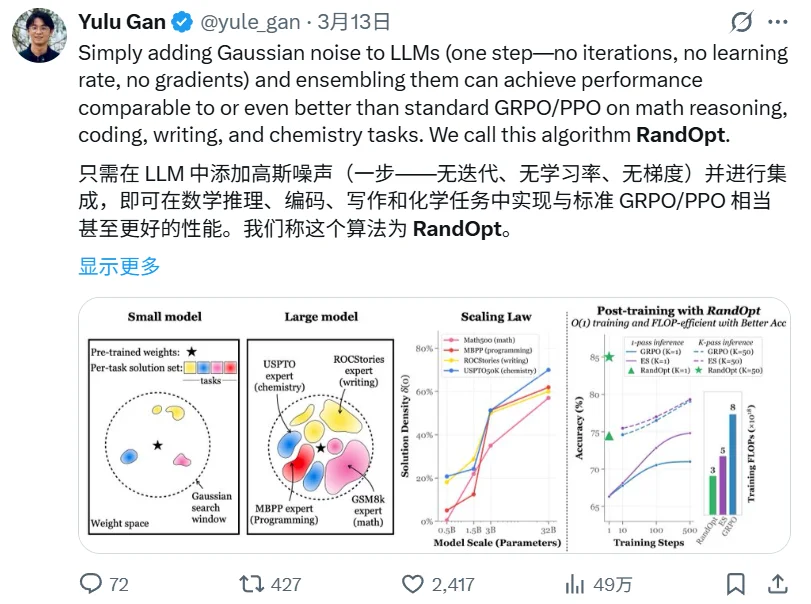 后训练中的RL已死？MIT新算法挑战传统后训练思维，谢赛宁转发