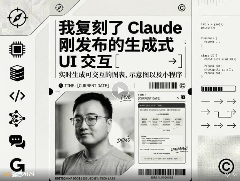 我复刻了 Claude 刚发布的生成式 UI 交互!