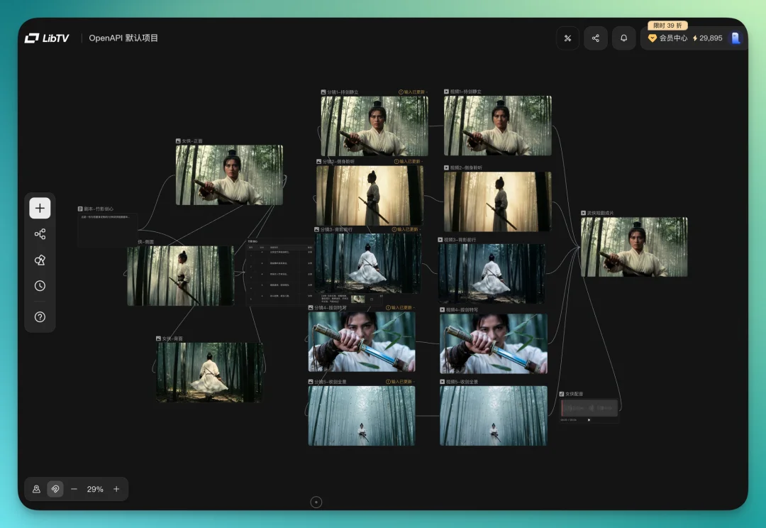 Liblib 发布 LibTV，我们第一时间深度实测