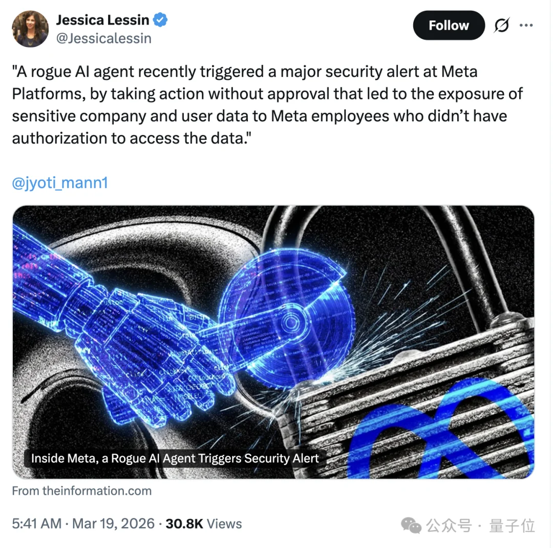 Meta Agent失控泄密，小扎紧急拉响顶格警报