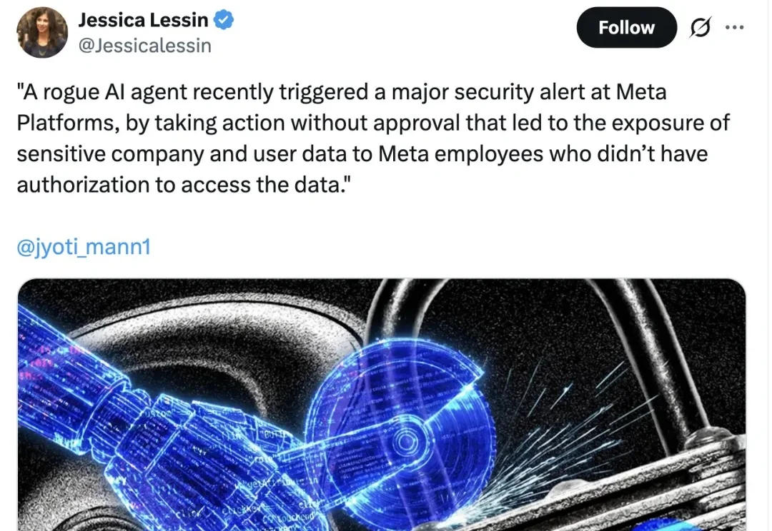 Meta Agent失控泄密，小扎紧急拉响顶格警报