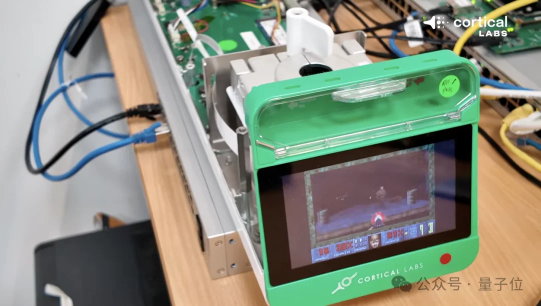 人脑细胞做成芯片打Doom!20万活体神经元自己探路杀敌,学习效率碾压深度强化学习