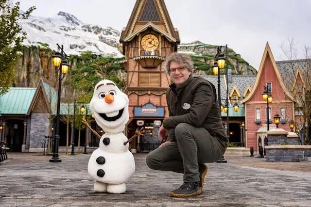 妈妈，迪士尼雪宝在跟我说话……