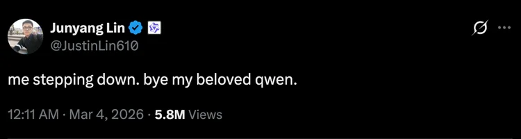 林俊旸离开Qwen给AI公司们提出的五个问题