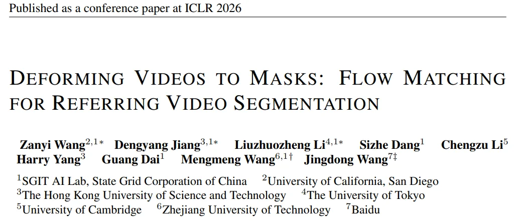 ICLR 2026 | 当视频难以被表征：UCSD、HKUST等机构联合提出FlowRVS，用生成式流匹配重构视觉感知范式
