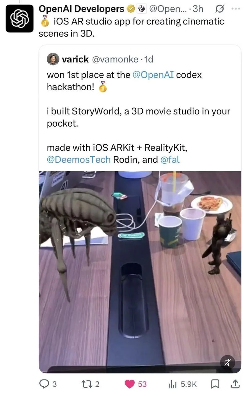 OpenAI点赞转发的冠军项目，背后藏着一个国人3D生成团队