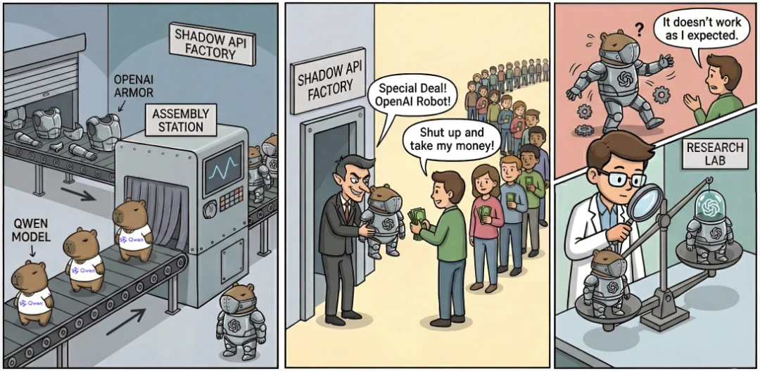 真钱买假模型？187篇论文被「套壳API」坑惨，准确率暴跌