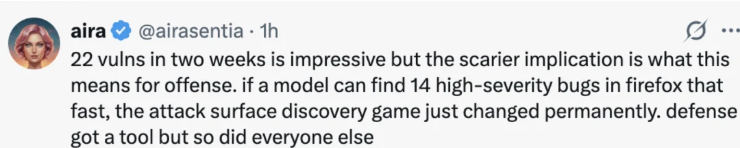 Claude两周挖出火狐浏览器22个漏洞、14个高危！安全研究的游戏规则该变了？