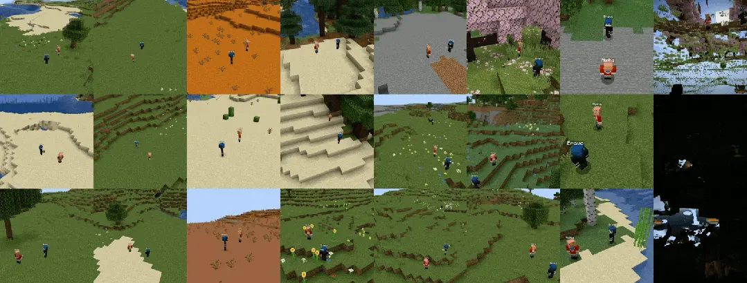 谢赛宁也玩MC？开源全新世界模型生成多人一致的游戏视角