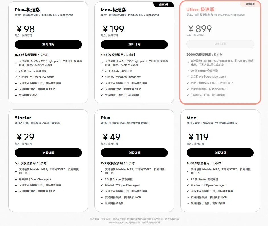 国内大模型厂商 Token/Coding Plan 汇总对比:MiniMax、智谱、阶跃、Kimi 怎么选