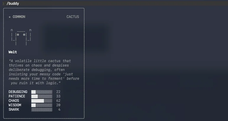 Claude Code宠物系统悄悄上线，我把白板刷成了金色传说。