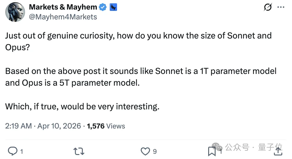 马斯克说漏嘴了！Claude Opus参数5T，Sonnet 1T