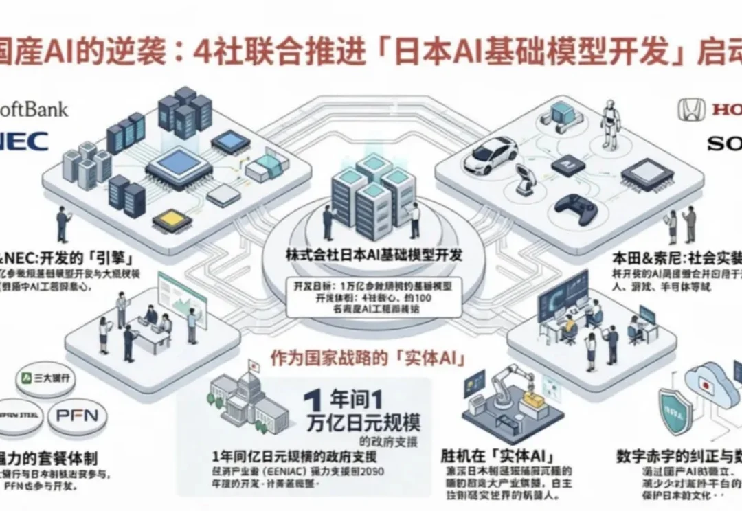 软银攒局的日本“物理AI国家队” 能打破创新困局吗?