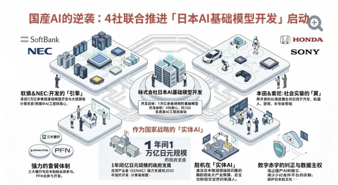 软银攒局的日本“物理AI国家队” 能打破创新困局吗?