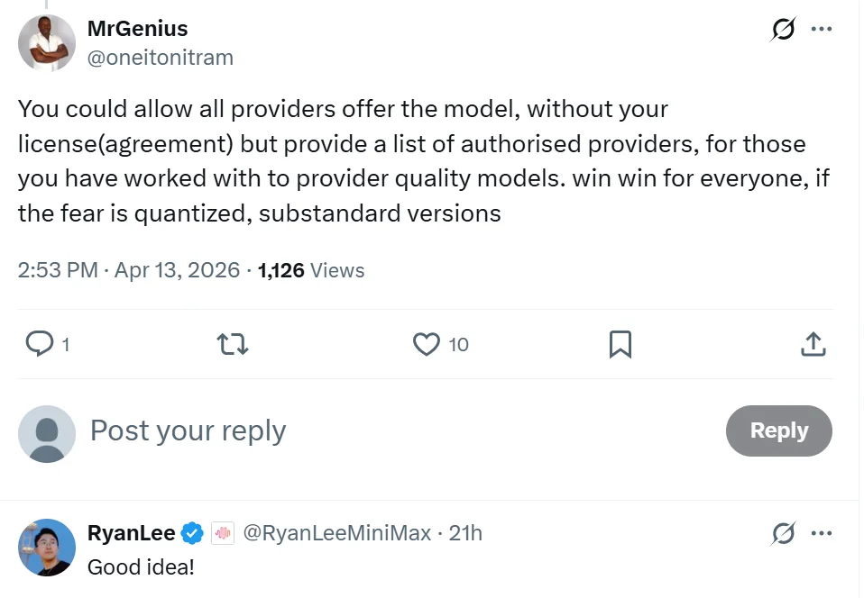 MiniMax修改开源授权被骂疯了!限制M2.7商用、强制标注来源,却没完全撤下MIT标识