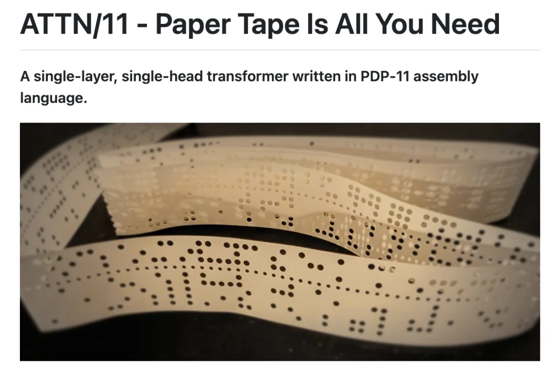 在一台1970年代的PDP-11上训练Transformer需要多久?答案是5.5分钟