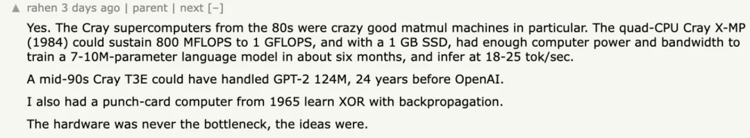 在一台1970年代的PDP-11上训练Transformer需要多久?答案是5.5分钟