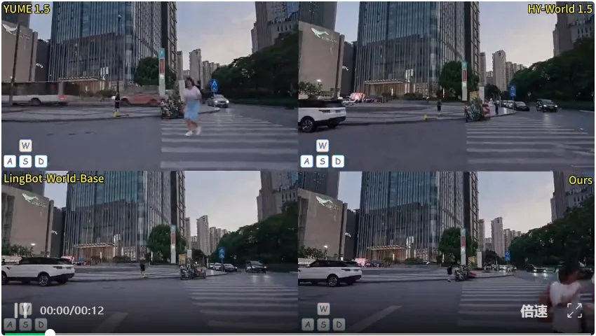 视频世界模型跑长序列不「崩」了！用光流约束+历史记忆+多步训练，让动态场景稳如磐石