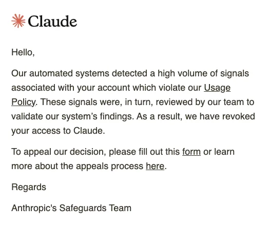Claude封号潮失控！300 万用户企业一夜断供，无理由、无回应，受害者被迫抱团反抗