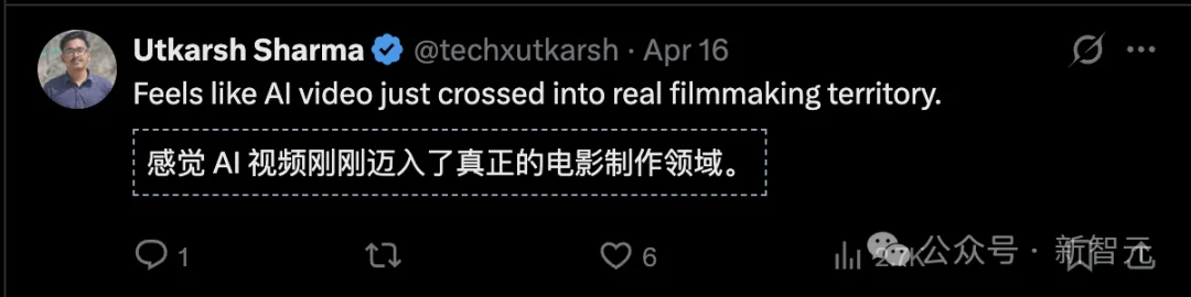 史上首个被奥斯卡公开支持的AI，终于来了！Utopai模型又被刷屏了