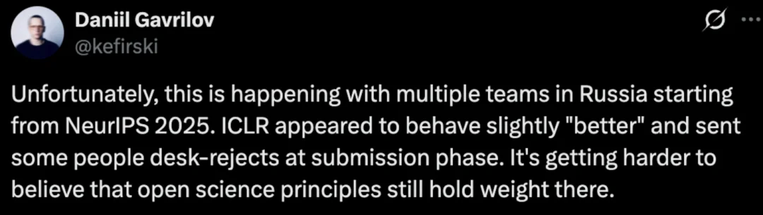 ICLR发了Oral又反悔，理由是查到了制裁名单？