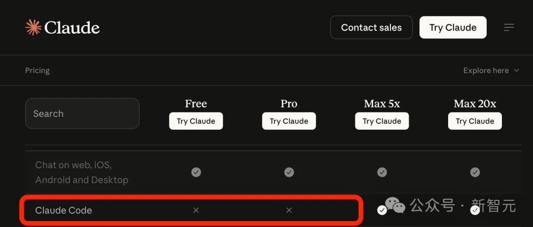 今天，Anthropic偷偷移除了Pro用户的Claude Code访问权