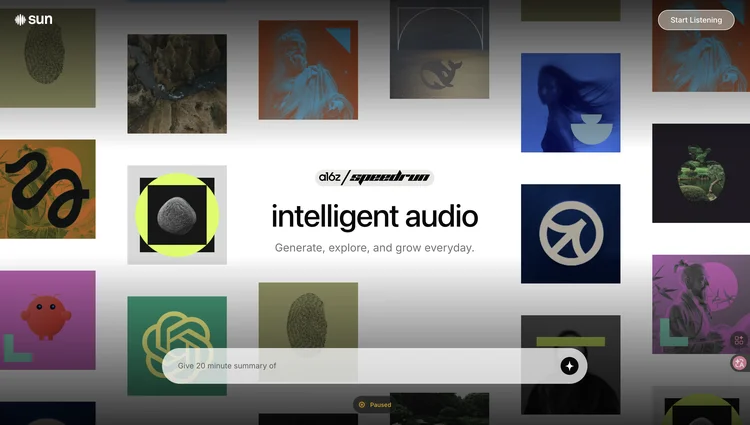 对话A16z Speedrun唯一语音AI公司Sun：屏幕没法给你真正的个性化，声音可以