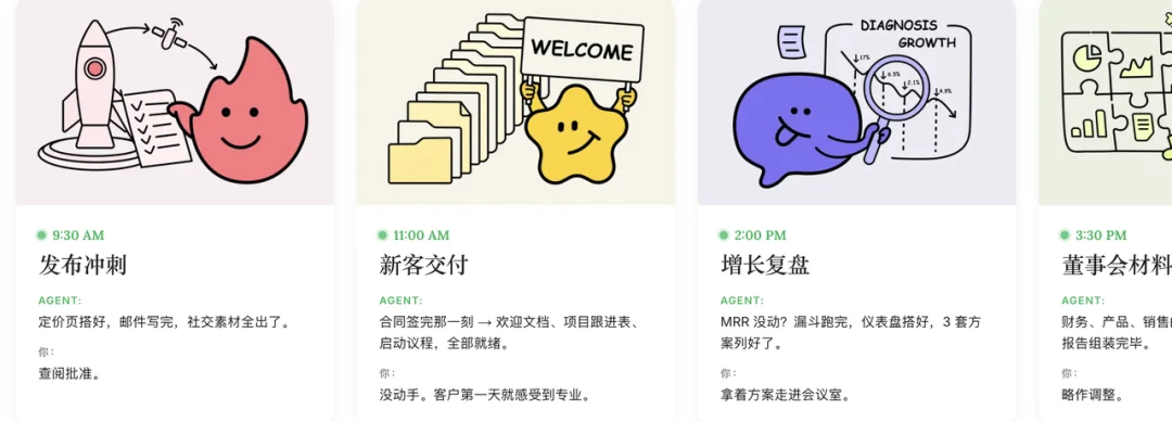 部署一批 7×24 小时在线，自主写代码、做报告的 AI 同事