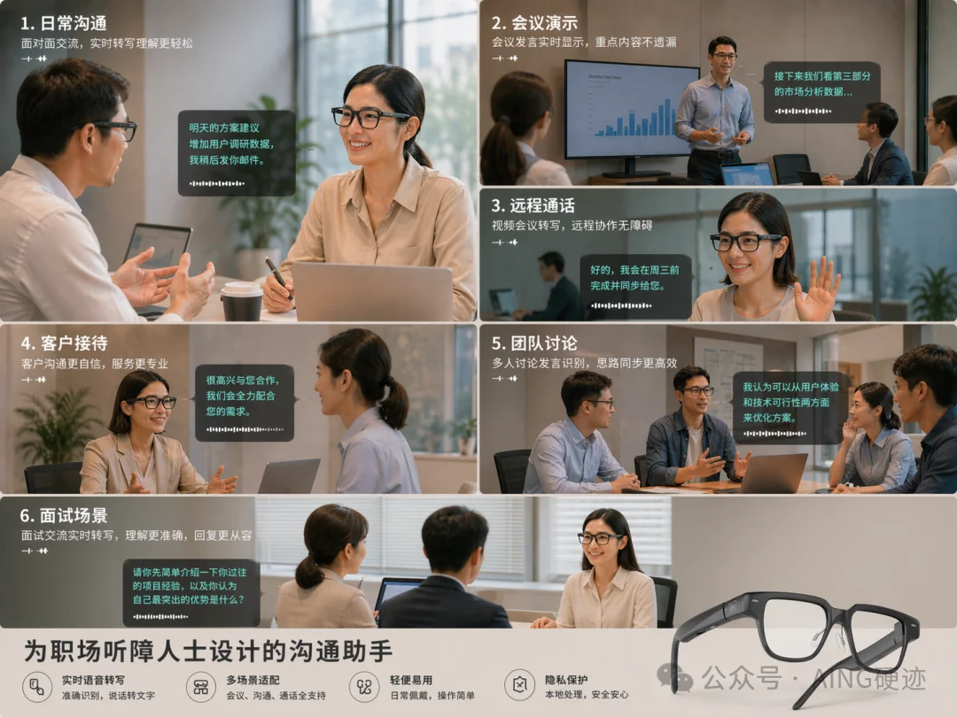 前追觅智能戒指2号员工再创业，从职场听障人群切入做AI字幕眼镜