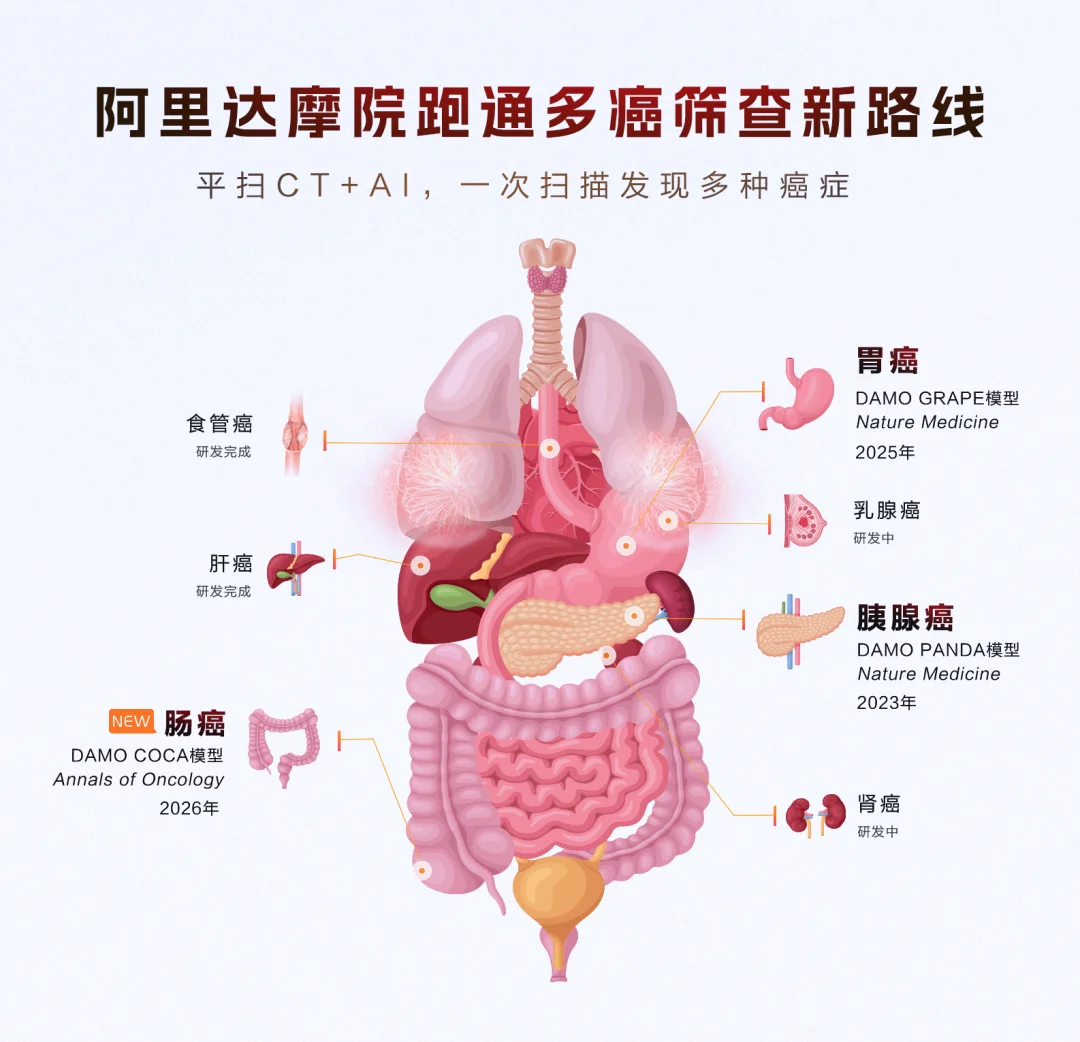 三年连下三癌，阿里AI跑通了多癌筛查