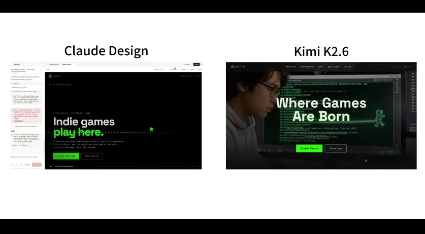火速吃瓜：Kimi K2.6设计能力超越Claude Design