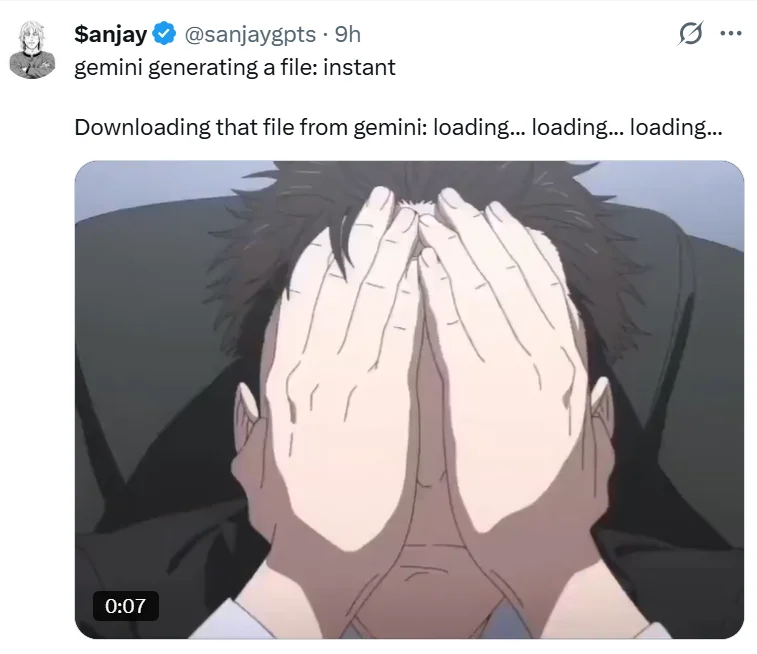 谷歌Gemini开启王炸模式：一句话直接生成PDF、Word、Excel，30多种不同格式文件，实用效率神器，改变游戏规则！