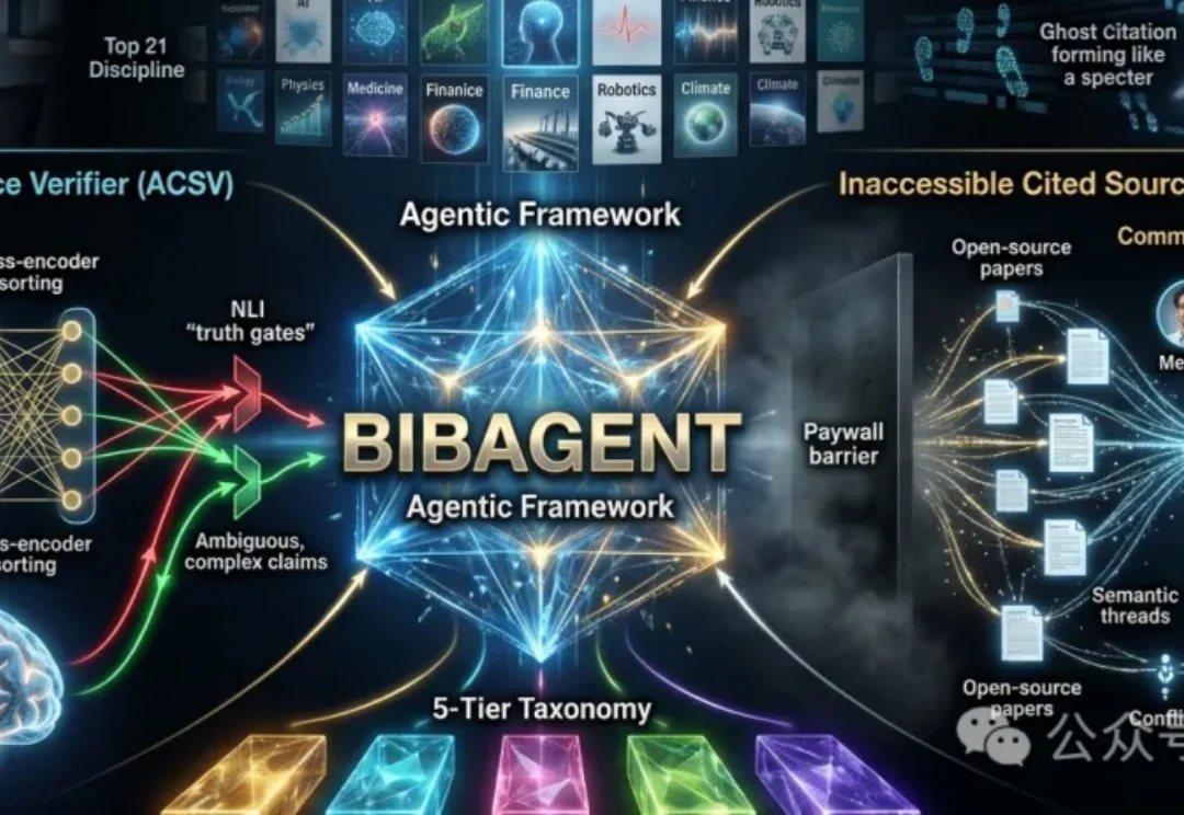 再不怕乱引文献！绕过付费墙，BibAgent把学术核验转为证据链