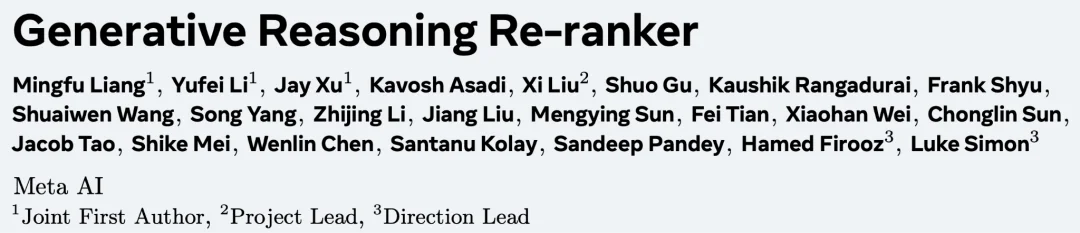 生成式推理再排序，可能会是LLM4RecSys的新突破口吗？