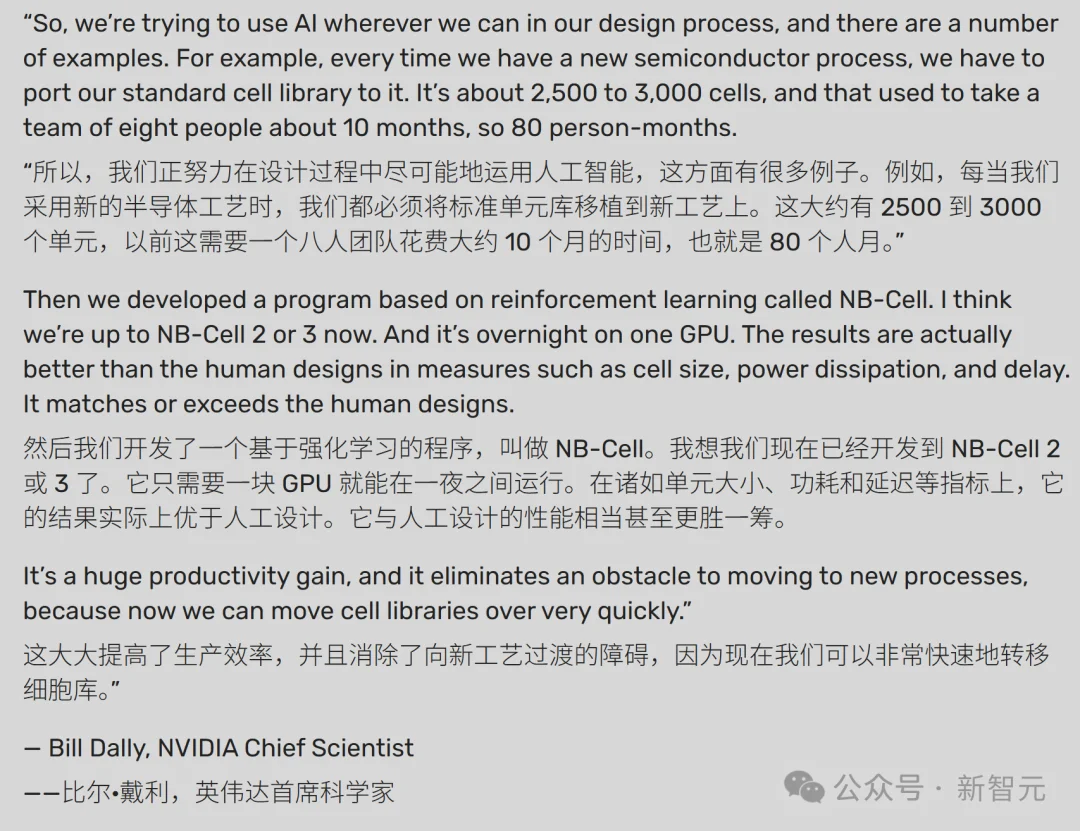 老黄秘密武器曝光：AI一夜设计芯片，顶人类顶级工程师10个月！