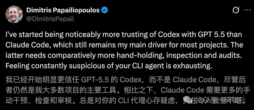 奥特曼亲封GPT-5.5「自闭天才」!16人团队连夜退订Claude