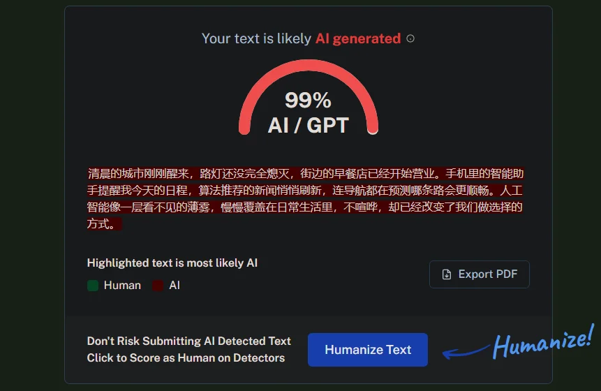 一个把 AI 内容检测做成生意的网站，月访问量超过 400 万