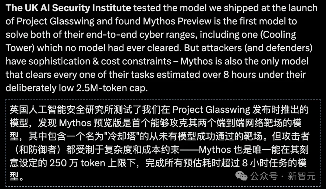 Cyber天花板被打穿！AISI实测Mythos能力正以4.5月翻倍速冲向ASI