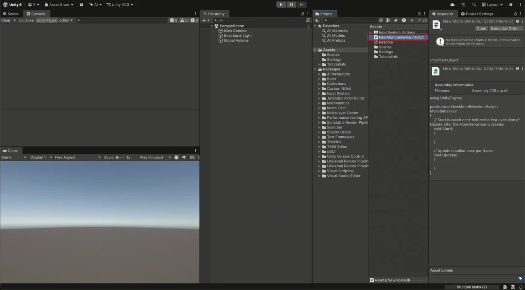 TRAE Editor for Unity：让 AI 融入 Unity 开发工作流