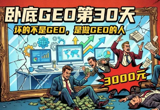 卧底GEO完结：别骂了，问题不在技术，在人心