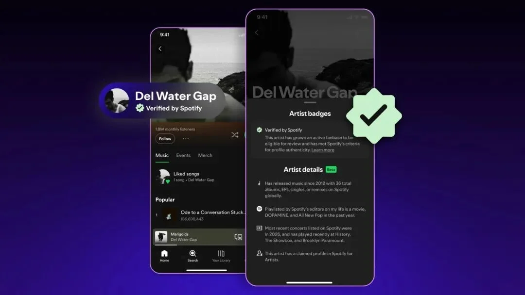 每月涌入 200 万首 AI 歌曲，Spotify 被逼得发「活人证」了