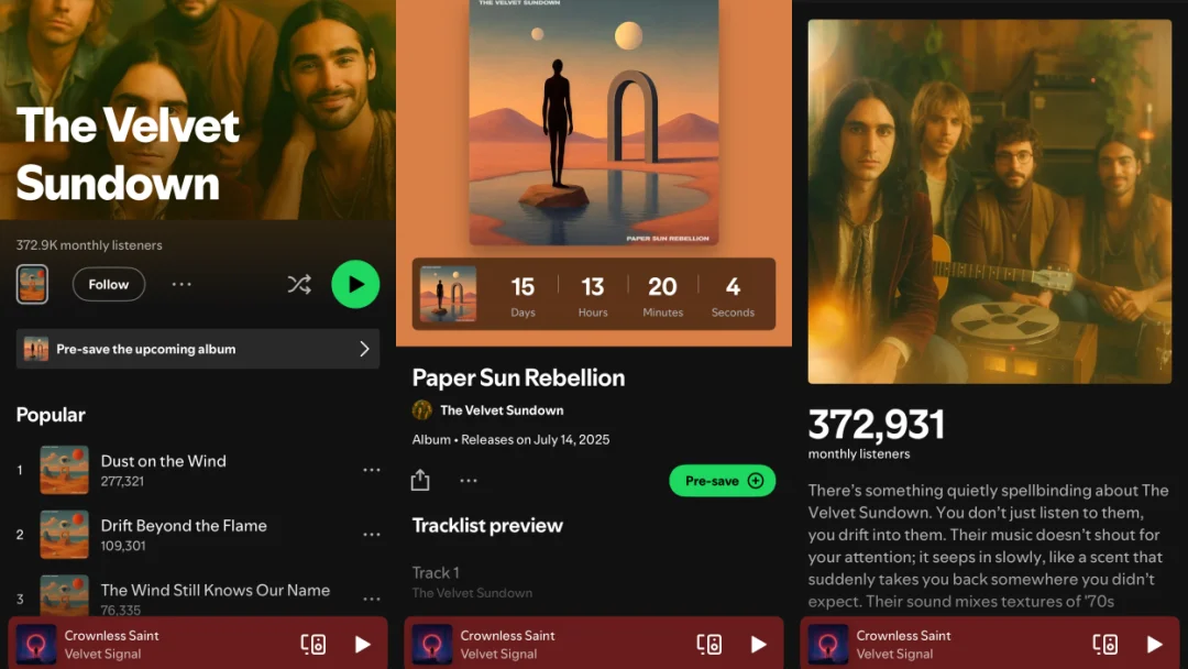 每月涌入 200 万首 AI 歌曲，Spotify 被逼得发「活人证」了