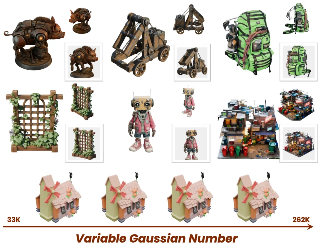 VAST+清华提出3D生成新范式,空间智能密度控制「把算力花在刀刃上」| SIGGRAPH 2026