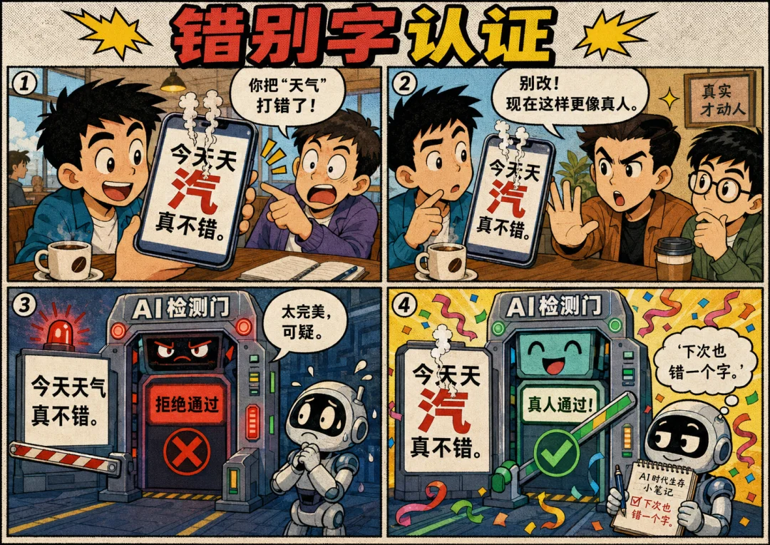错别字，咋就成了 AI 时代的活人感
