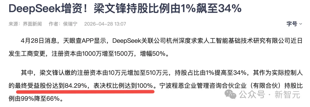 梁文锋与DeepSeek的十万亿美元棋盘