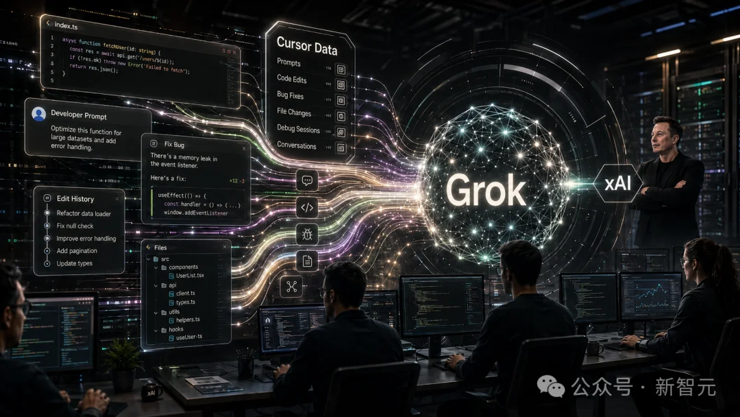 马斯克曝光Grok 5!1.5万亿参数,偷师Cursor狂练编程