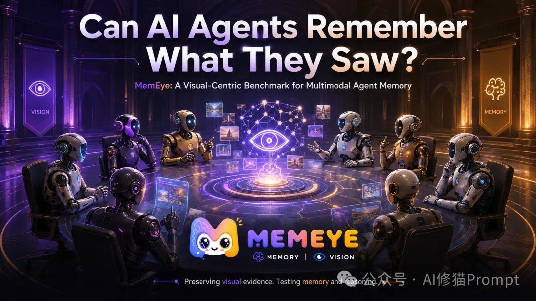 用文字记住图片，是一种错觉：MemEye用「原图证据」重测多模态Agent Memory
