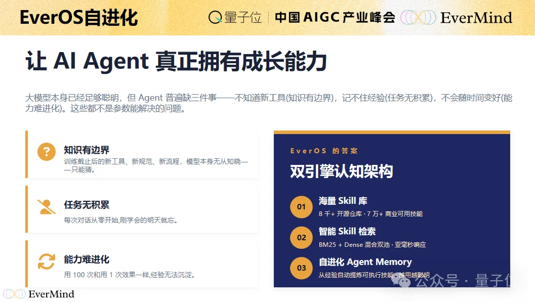 AI越用越聪明，自主+自进化是关键拼图丨盛大邓亚峰EverMind@AIGC2026