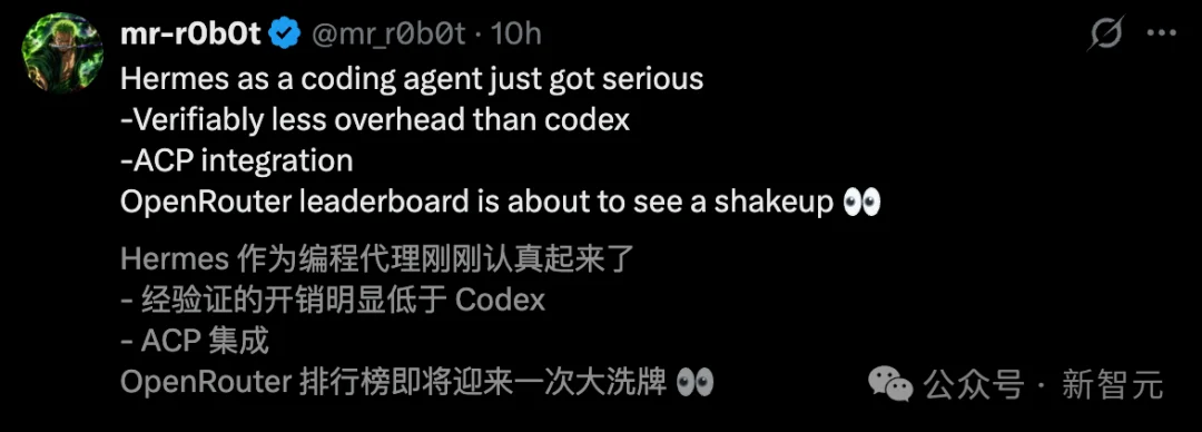 Python逆天改命!开源Hermes首次击败OpenAI Codex